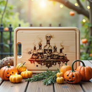 Halloween Potion Vial Laser Engraving File, Spooky Charcuterie