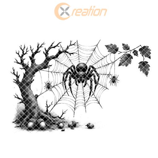 Halloween Spider Web Laser Engraving File, Spooky Charcuterie