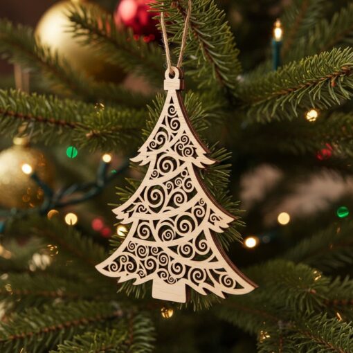 Laser Ornament Bundle, Christmas Tree Decoration Set, Holiday
