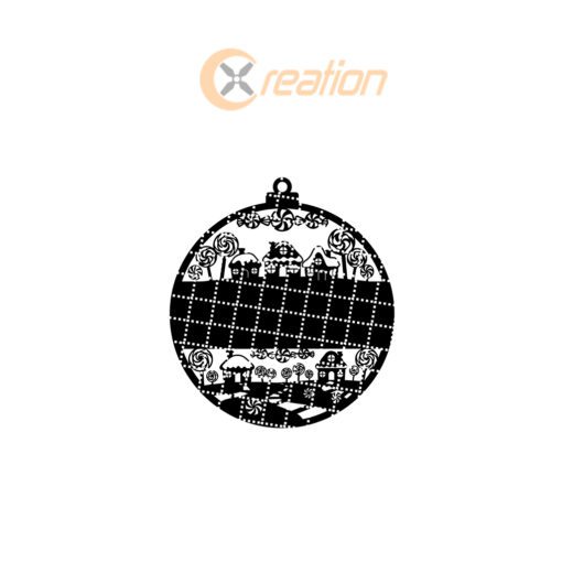 Ornement de bonbon personnalisé, fichier laser de Noël pour décoration de fête – Image 7