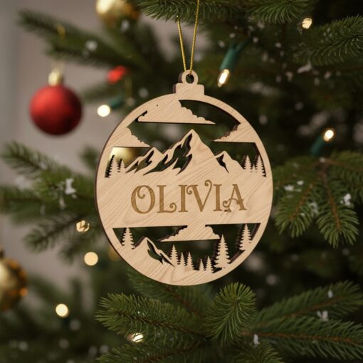 Pacchetto Ornamenti Natalizi Personalizzati, File di Design Laser per Lavoretti Festivi - immagine 3