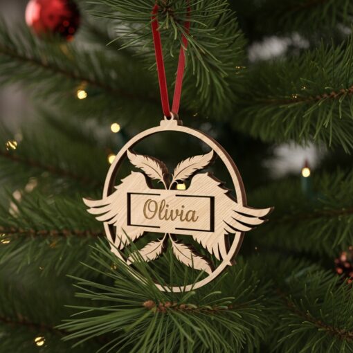 Personalized Christmas Ornament Bundle, Laser Engraved Holiday Decor,