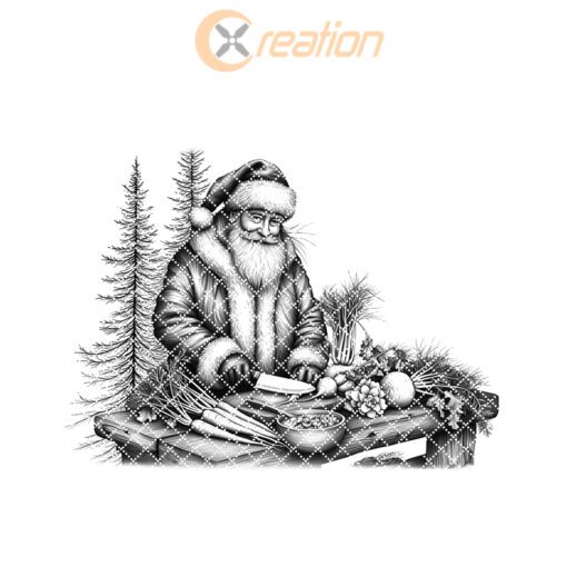 Santa Charcuterie Engraving File, Funny Christmas Board, Holiday
