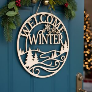 Christmas Door Hanger Bundle, 6 Monogram Designs, Holiday