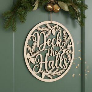 Christmas Door Hanger Bundle, 6 Monogram Designs, Welcome