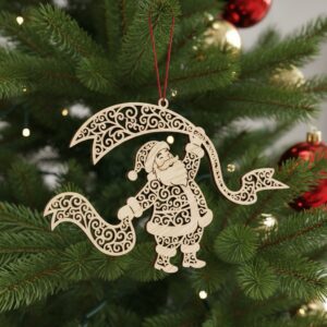 Christmas Ornament Design Bundle, 8 Tree Decoration Templates,