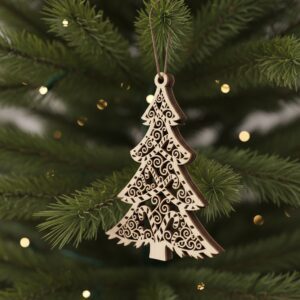 Christmas Ornament Design Bundle, 8 Tree Decoration Templates,