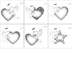 Laser Ornaments Bundle Christmas Angel Designs Custom Holiday