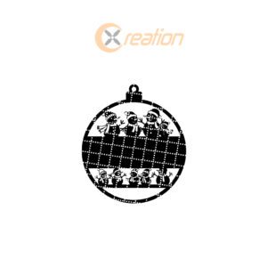 Personalized Snowman Ornament, Custom Name Christmas Decoration