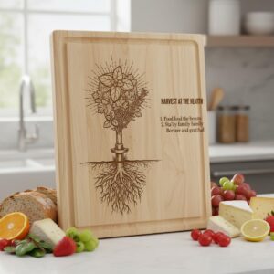 Charcharcuterie Board Designs Bundle, 20 Whimsical Engraving Patterns, Family Name Kitchen Decor