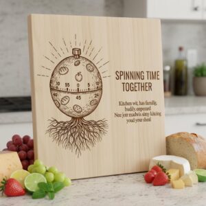 Charcharcuterie Board Designs Bundle, 20 Whimsical Engraving Patterns, Family Name Kitchen Decor