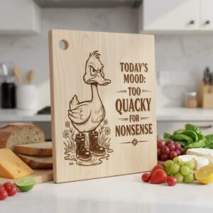Charcharcuterie Board Laser Engraving Files, Whimsical Farmhouse Animal Designs, Family Name