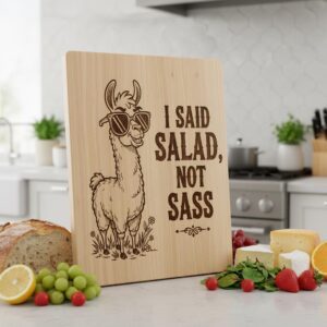 Charcharcuterie Board Laser Engraving Files, Whimsical Farmhouse Animal Designs, Family Name