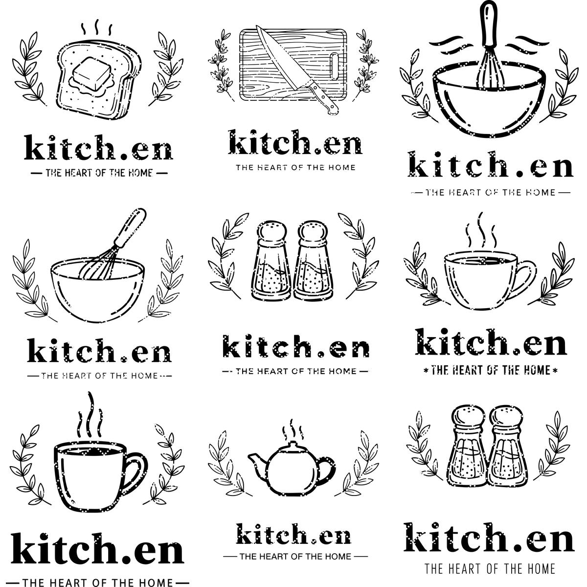 Fichiers de gravure pour planches de charcuterie, Designs de cuisine minimalistes, Ensemble de rouleaux à pâtisserie – Image 12