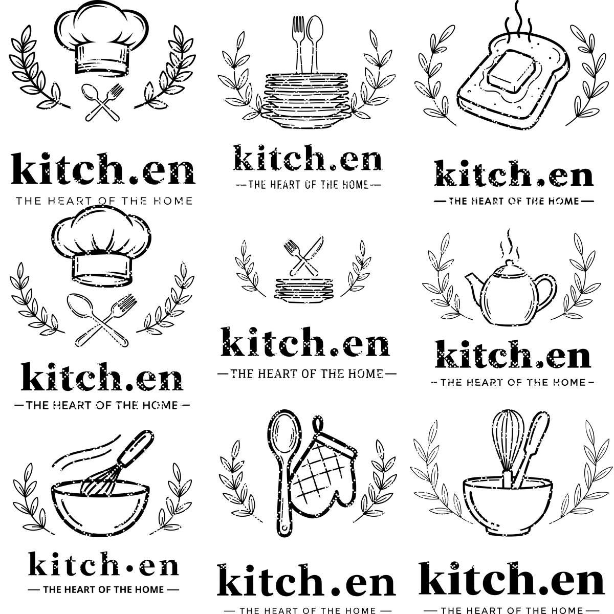 Fichiers de gravure pour planches de charcuterie, Designs de cuisine minimalistes, Ensemble de rouleaux à pâtisserie – Image 13