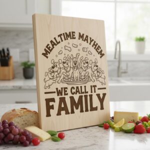 Funny Animal Bundle, Charcuterie Board Laser Engraving Files, Whimsical Kitchen Decor