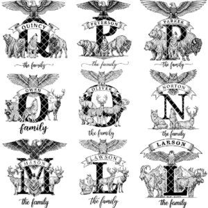 Monogram Engraving Board Bundle, 53 Rustic Designs for Personalized Charcuterie Gifts