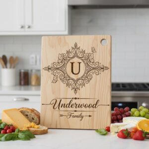 Monogram Engraving Designs for Wooden Boards, Vintage Alphabet, Family Name Ideas, 53 Styles