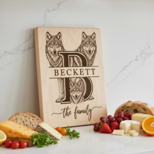 Monogram Family Sign Bundle, 53 Engraving Designs for Charcuterie Boards, Floral Animal Art