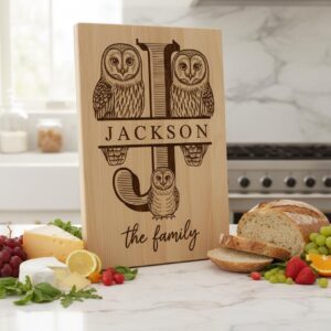 Monogram Family Sign Bundle, 53 Engraving Designs for Charcuterie Boards, Floral Animal Art