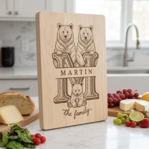 Monogram Family Sign Bundle, 53 Engraving Designs for Charcuterie Boards, Floral Animal Art