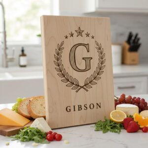 Personalized Monogram Bundle for Laser Engraving, Charcuterie Boards, Wedding Decor