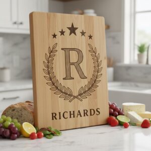Personalized Monogram Bundle for Laser Engraving, Charcuterie Boards, Wedding Decor