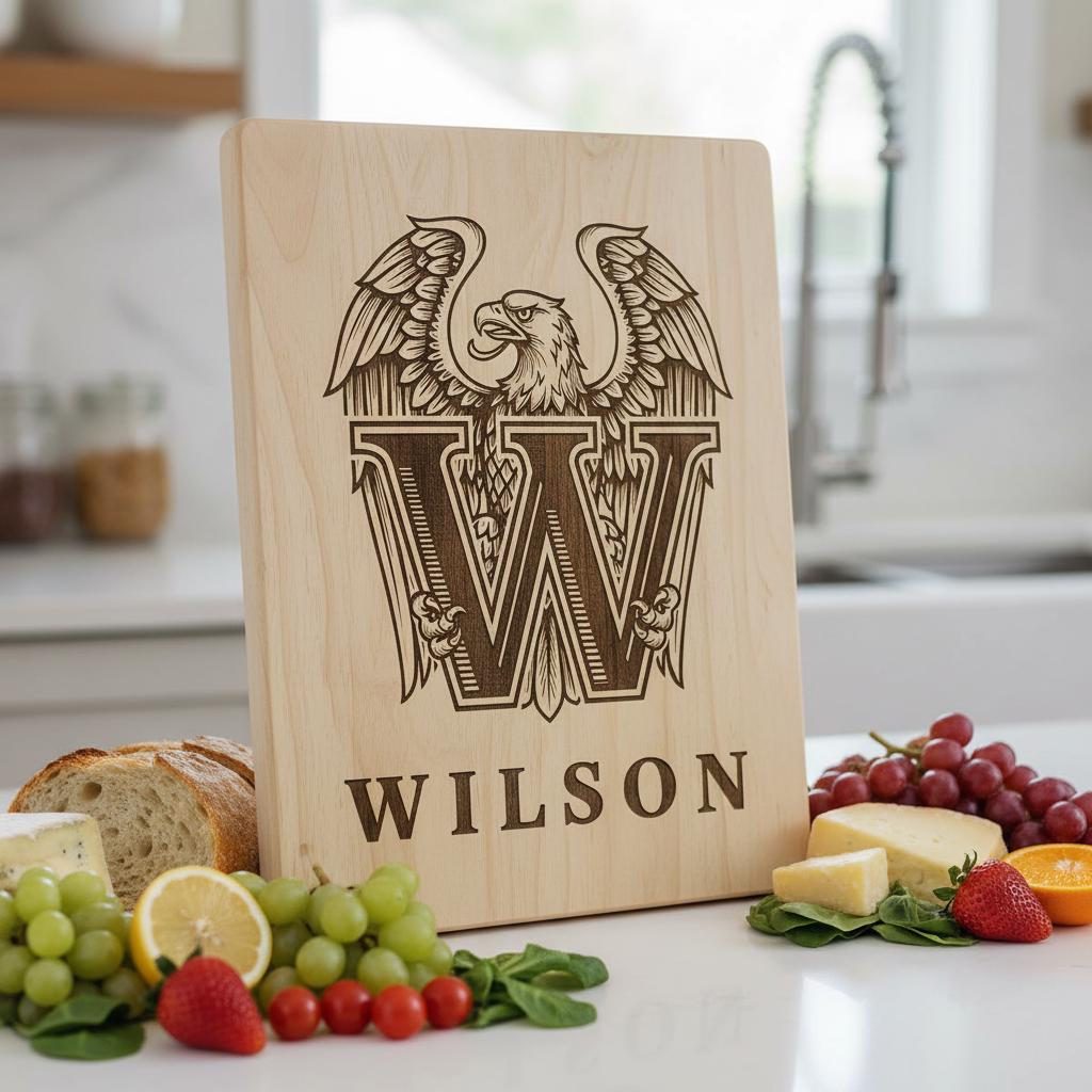 Monogramma Leone Regale Lettere Vintage per Incisione Laser Insegne con Nome Famiglia Regali - immagine 9