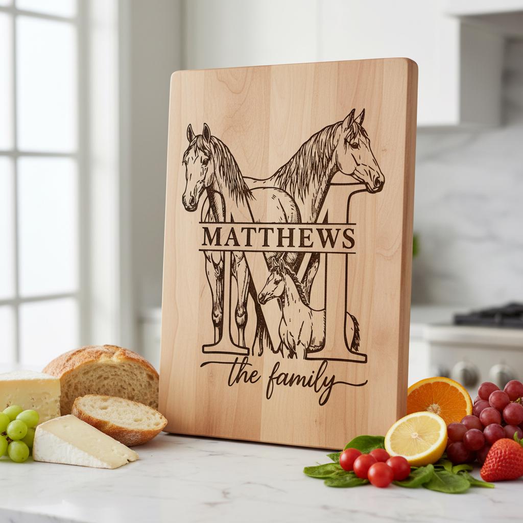 Bundle rustico monogramma animale, disegni per incisione del nome di famiglia per regali di salumi. - immagine 6