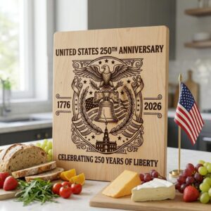 250th Anniversary Patriotic Engraving Designs, Americana Board Art 1776-2026
