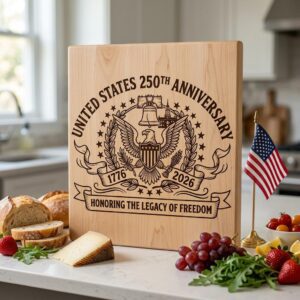250th Anniversary Patriotic Engraving Designs, Americana, USA Board Laser File