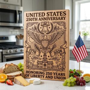 250th Anniversary Patriotic Engraving Designs, USA Board Art Set of 20