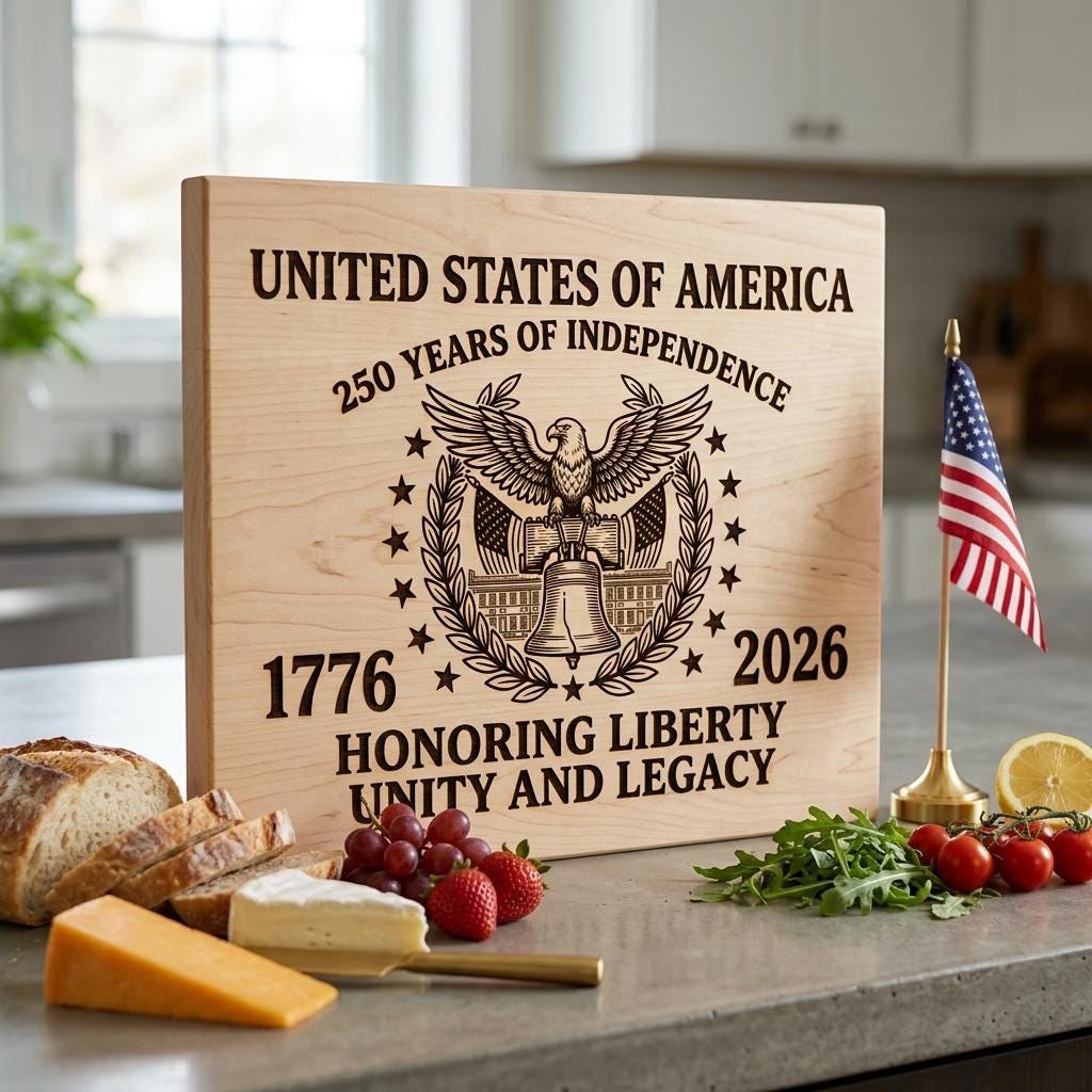 250th Anniversary Patriotic Engraving Designs, USA Board Art Set of 20