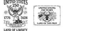 America 250 patriotic laser engraving file, US heritage board art design