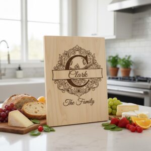 Family Crest Engraving File for Custom Name Board, Alphabet Monogram Bundle, Royal Acanthus Style