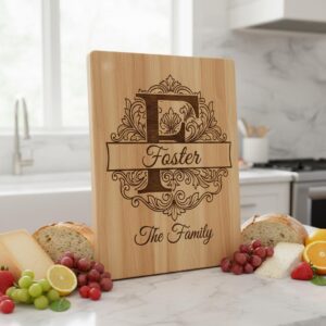 Family Crest Engraving File for Custom Name Board, Alphabet Monogram Bundle, Royal Acanthus Style