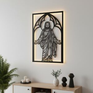 Jesus Digital Art Bundle, Christian Wall Decor, Religious Faith Blessing Design