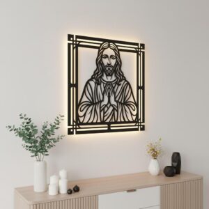 Jesus Wall Art Digital File, Christian Praying Hands Bundle, Faith Decor Set