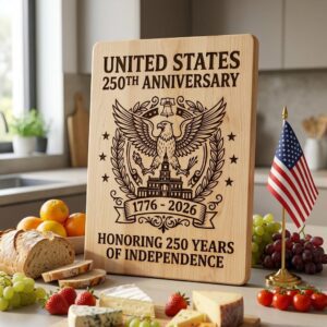 Patriotic Americana Engraving Designs for USA 250th, Laser File for Boards