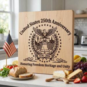 Patriotic Americana Engraving Designs for USA 250th, Laser File for Boards