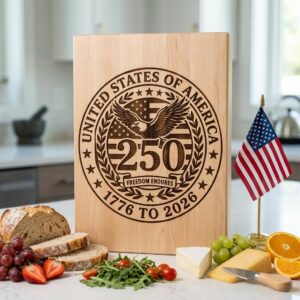 Patriotic Eagle 250th Anniversary Emblem Bundle, Laser Engraving for Boards