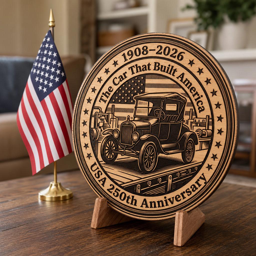 Lot de gravure laser pour le 250e anniversaire, plaque en bois patriotique américaine – Image 5