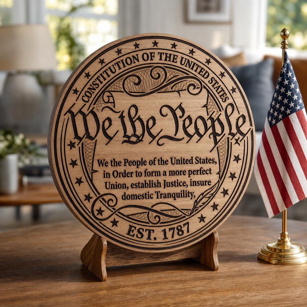 Pacchetto patriottico per il 250º anniversario, file per incisione laser, design per insegne in legno - immagine 4