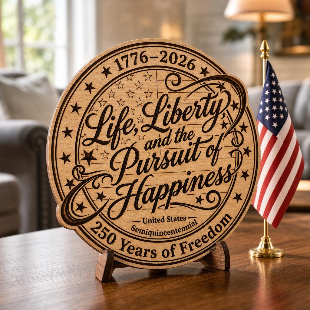 250th Anniversary Patriotic Bundle, Laser Engraving Files, Wood Sign Designs