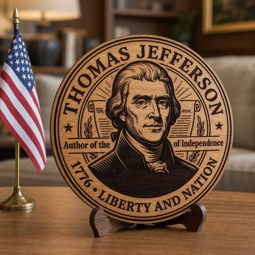 250th Anniversary Patriotic Design Bundle, Founding Fathers, Laser Engraving Files