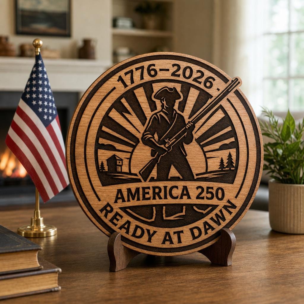 Motifs de gravure patrimoniaux américains pour le 250e anniversaire, CNC patriotique pour plaques – Image 6