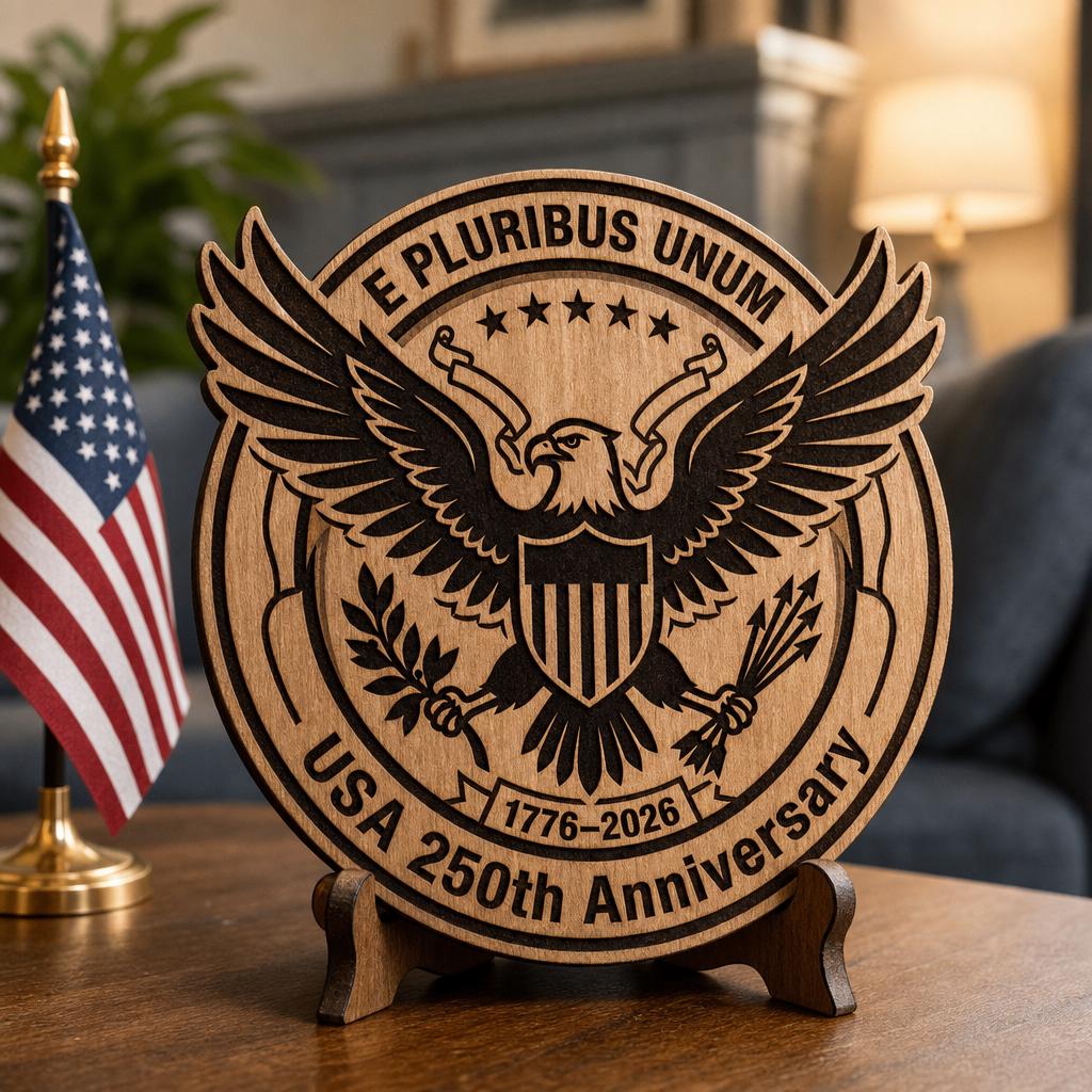 Motifs de gravure patrimoniaux américains pour le 250e anniversaire, CNC patriotique pour plaques – Image 9