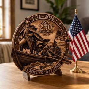 3D Illusion Laser Engraving File, Patriotic PNG Bundle, 250th USA Anniversary