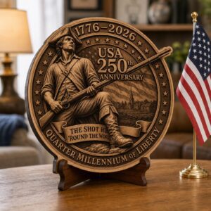 3D Illusion Laser Engraving File, Patriotic PNG Bundle, 250th USA Anniversary
