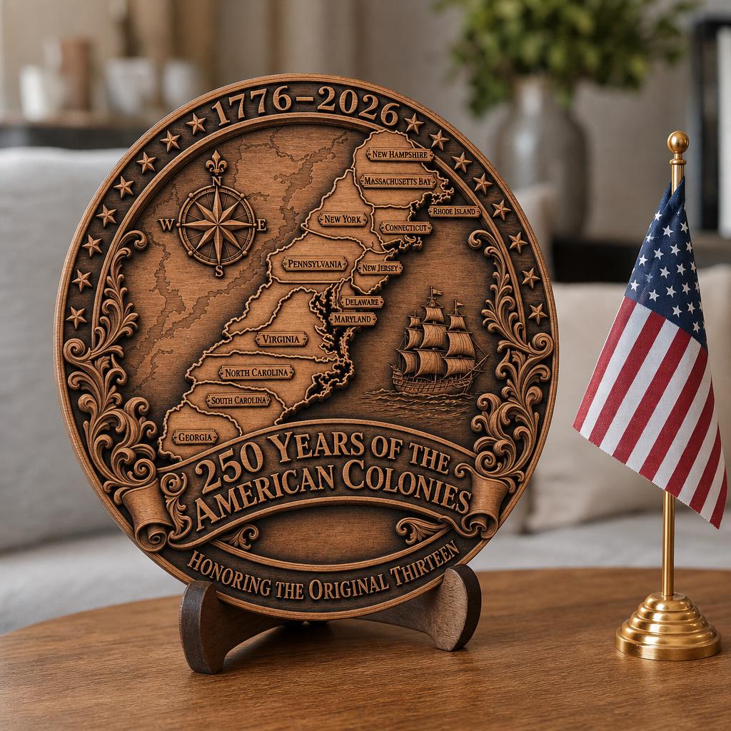 3D Illusion Laser PNG Bundle, Patriotic USA 250 Anniversary Wood Sign Art